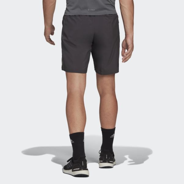Posséder Le Short De Course Gris Adidas