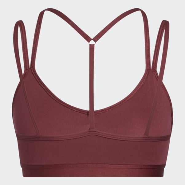 Soutien-gorge à Maintien Léger Adidas Yoga Essentials Rouge