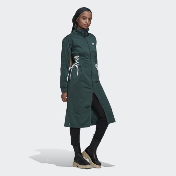 Veste De Survêtement à Lacets Always Original Vert Minéral Adidas
