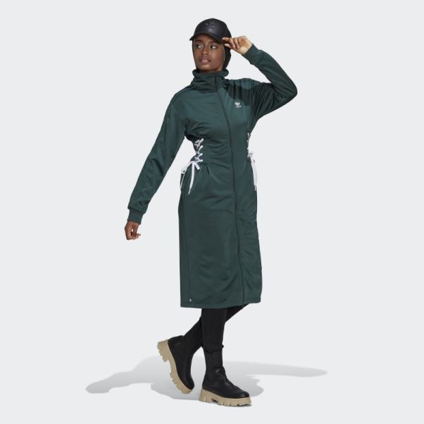Veste De Survêtement à Lacets Always Original Vert Minéral Adidas