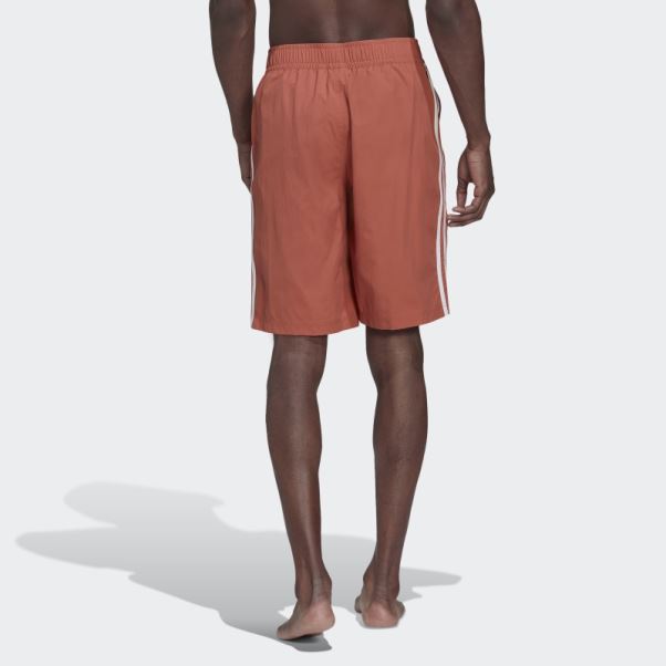 Short De Bain Adicolor 3 Bandes Adidas Terre