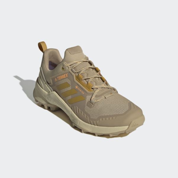 Chaussures De Randonnée Adidas Terrex Swift R3 Gore-tex Beiges