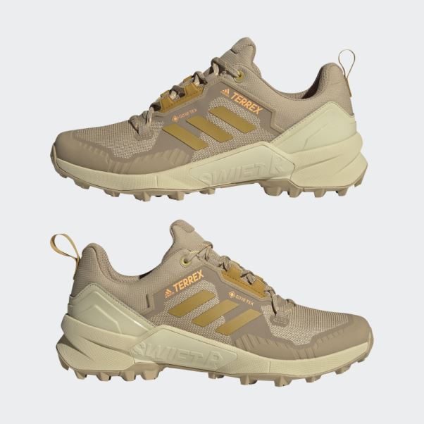 Chaussures De Randonnée Adidas Terrex Swift R3 Gore-tex Beiges