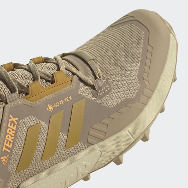 Chaussures De Randonnée Adidas Terrex Swift R3 Gore-tex Beiges