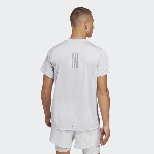 Conçu 4 T-shirt De Course Adidas Dash Gris