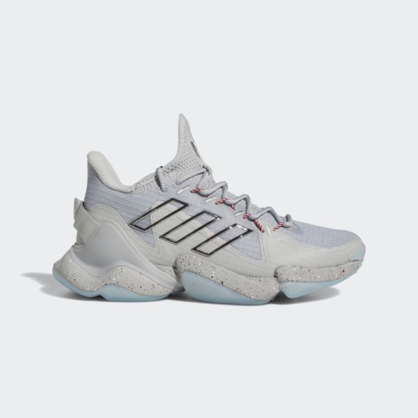 Chaussures Adidas Mahomes 1 Impact Flx Grises