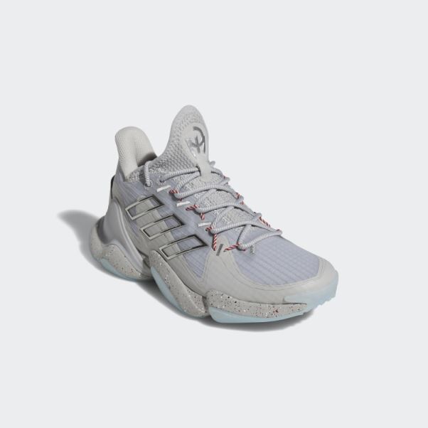Chaussures Adidas Mahomes 1 Impact Flx Grises