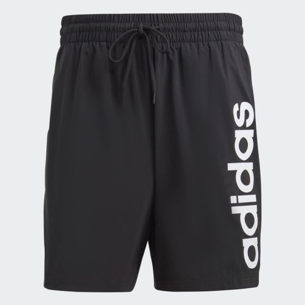 Aeroready Essentials Chelsea Linear Logo Short Adidas Noir Mode
