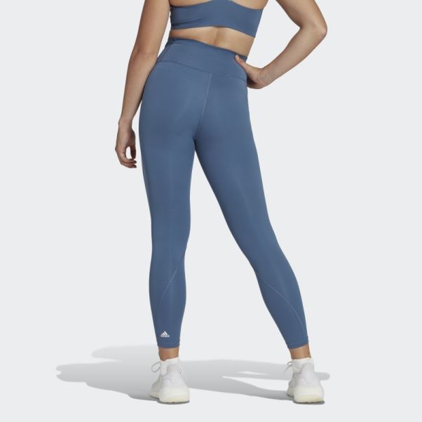 Legging Optime Training 7/8 Acier Adidas