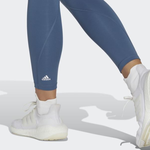 Legging Optime Training 7/8 Acier Adidas