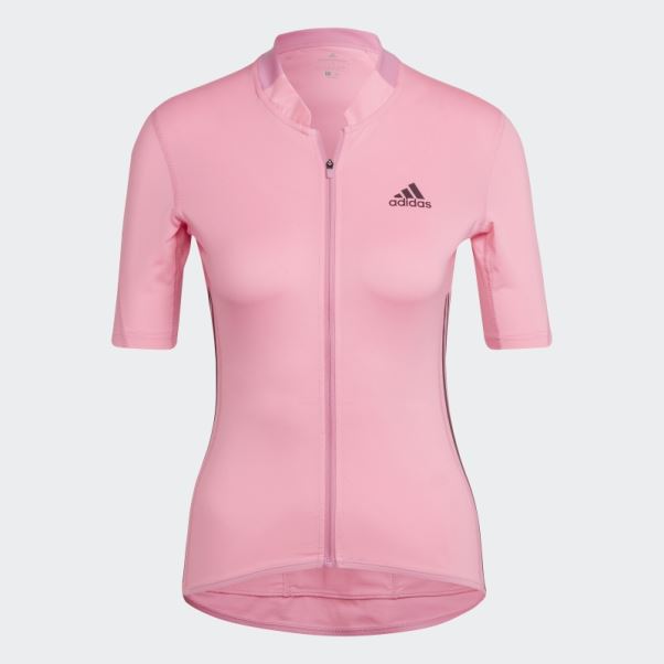 Le Maillot Cycliste Manches Courtes Rose Adidas