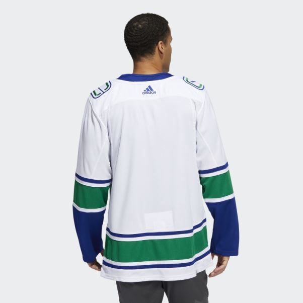 Maillot Pro Authentique Canucks Blanc Adidas