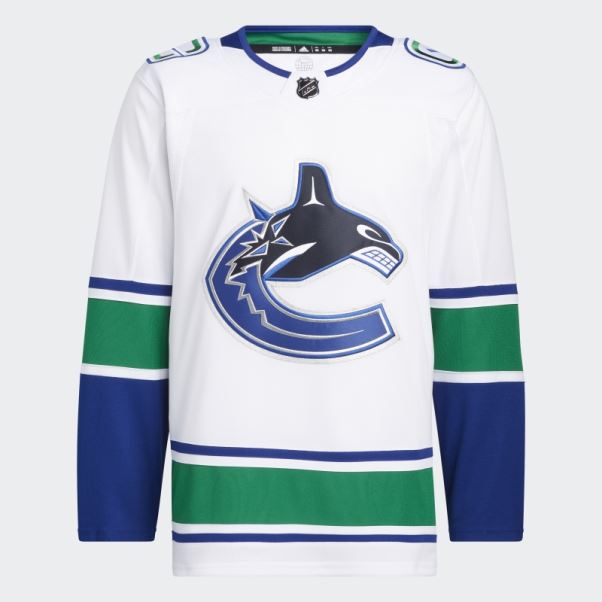 Maillot Pro Authentique Canucks Blanc Adidas