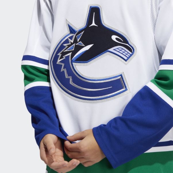 Maillot Pro Authentique Canucks Blanc Adidas