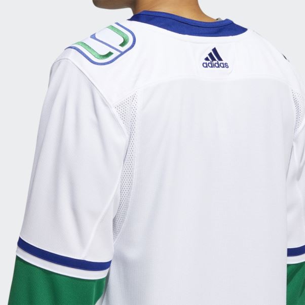 Maillot Pro Authentique Canucks Blanc Adidas