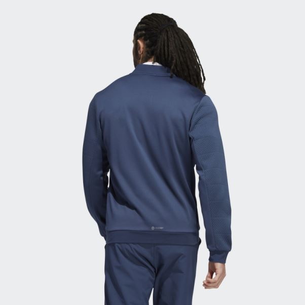Adidas Veste Cold.rdy Entièrement Zippée Bleu Marine