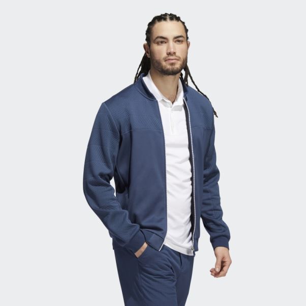Adidas Veste Cold.rdy Entièrement Zippée Bleu Marine
