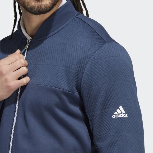 Adidas Veste Cold.rdy Entièrement Zippée Bleu Marine