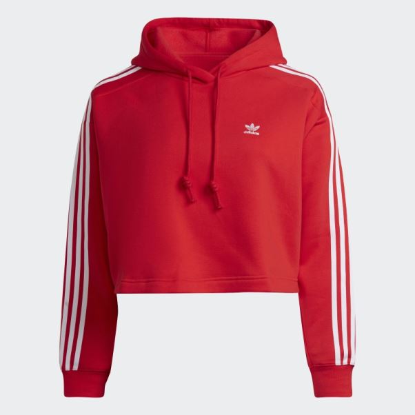 Sweat à Capuche Adicolor Classics (taille Plus) Rouge Adidas