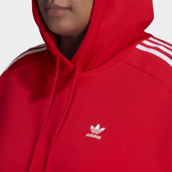 Sweat à Capuche Adicolor Classics (taille Plus) Rouge Adidas