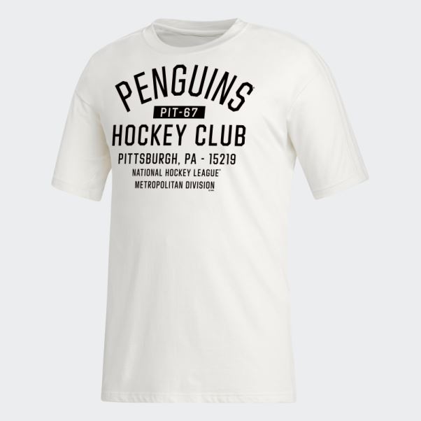 Pingouins Tee-shirt Zéro Teinture (neutre) Adidas Non Teint