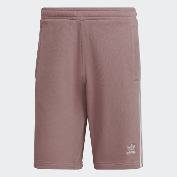Short De Survêtement 3 Bandes Violet Adidas
