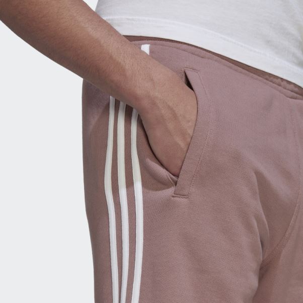 Short De Survêtement 3 Bandes Violet Adidas
