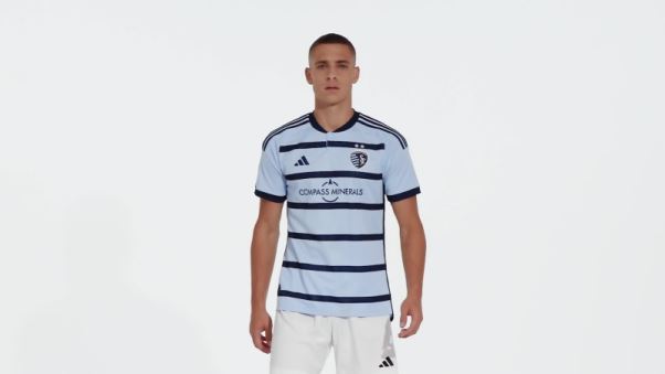 Maillot De Sport Kansas City 23/24 Authentique Domicile Adidas Glow Bleu