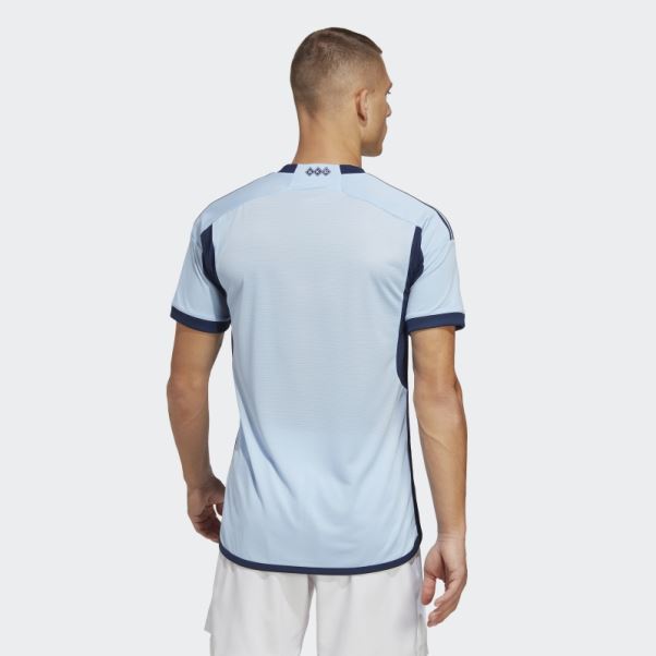 Maillot De Sport Kansas City 23/24 Authentique Domicile Adidas Glow Bleu