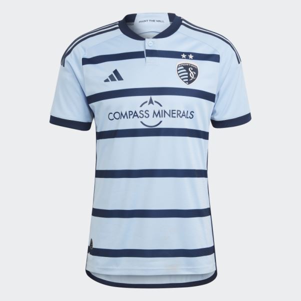 Maillot De Sport Kansas City 23/24 Authentique Domicile Adidas Glow Bleu