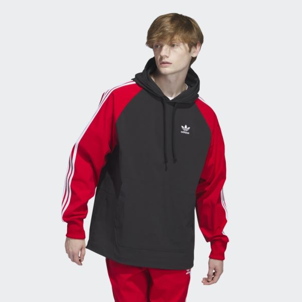 Coupe-vent à Capuche Sst Noir Adidas
