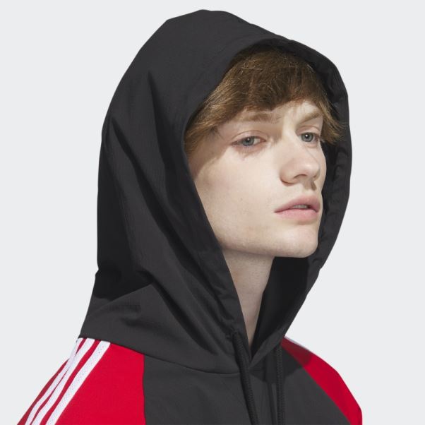 Coupe-vent à Capuche Sst Noir Adidas