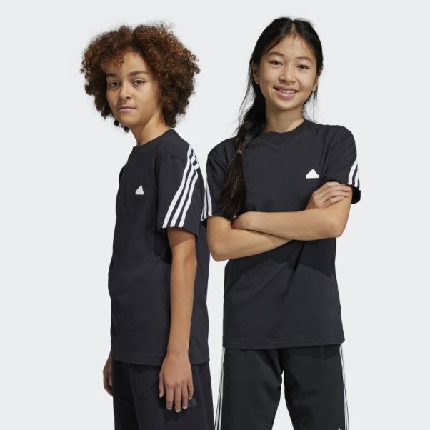 Tee Shirt Adidas Future Icon 3 Bandes Blanc