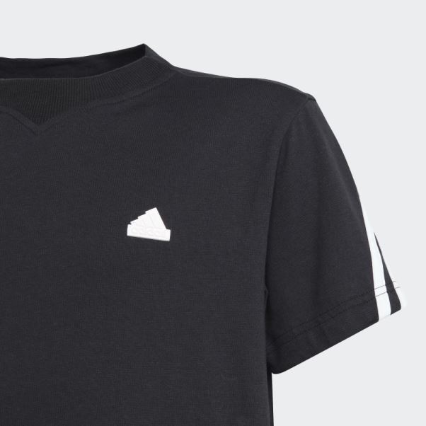 Tee Shirt Adidas Future Icon 3 Bandes Blanc