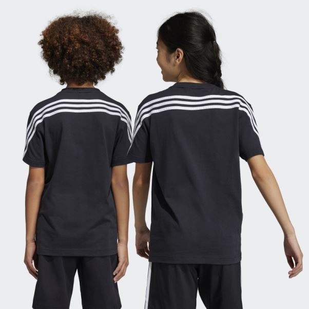 T-shirt Adidas Future Icon Noir à 3 Bandes