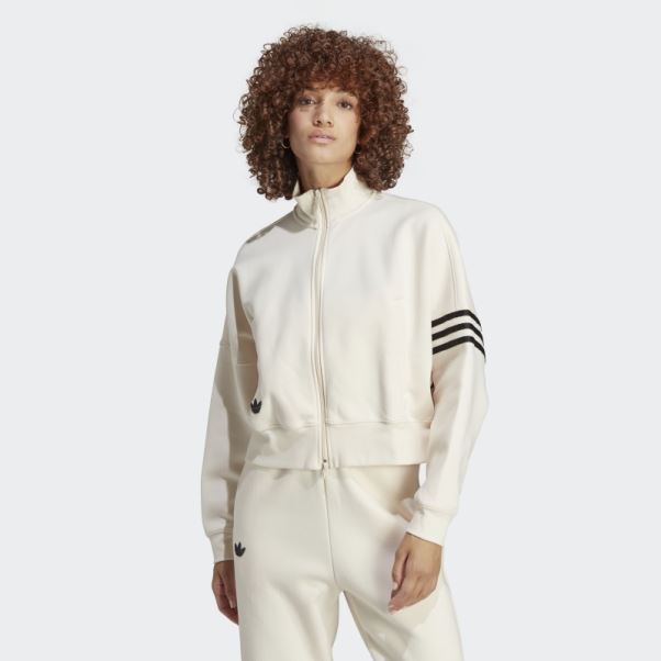 Sweat Adicolor Neuclassics Blanc Adidas
