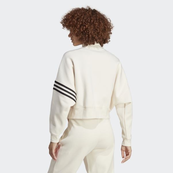 Sweat Adicolor Neuclassics Blanc Adidas
