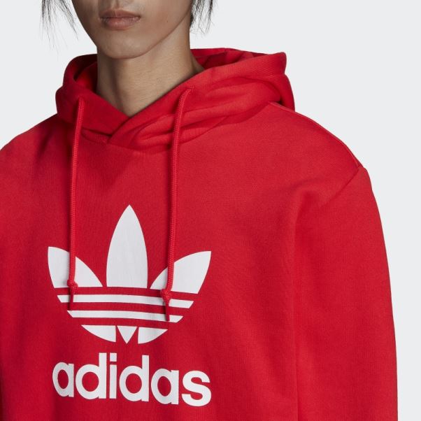 Sweat à Capuche Adicolor Classics Trèfle Rouge Adidas