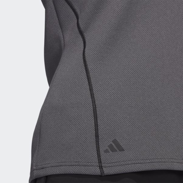 Pull Adidas 1/4-zip Golf Noir