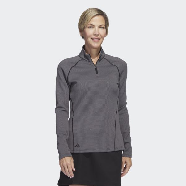 Pull De Golf Adidas 1/4-zip Noir