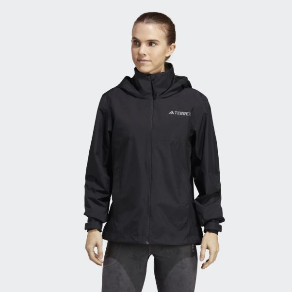 Veste De Pluie 2 Couches Terrex Multi Rain.rdy Noir Adidas