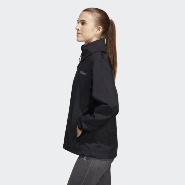 Veste De Pluie 2 Couches Terrex Multi Rain.rdy Noir Adidas