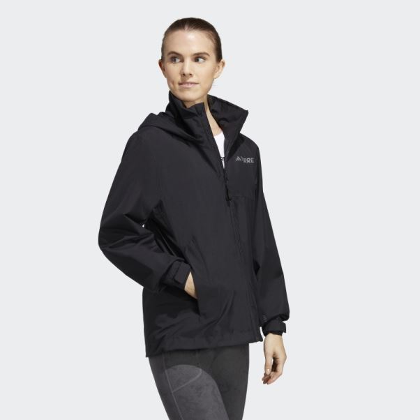 Veste De Pluie 2 Couches Terrex Multi Rain.rdy Noir Adidas
