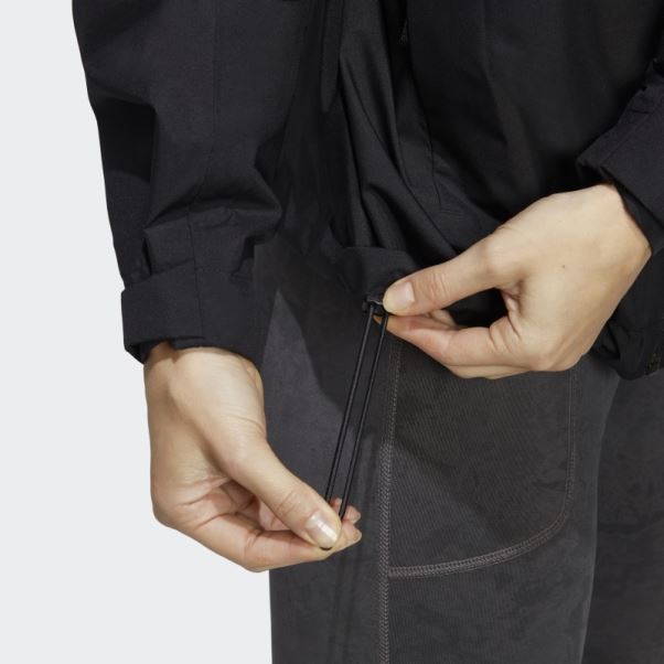 Veste De Pluie 2 Couches Terrex Multi Rain.rdy Noir Adidas
