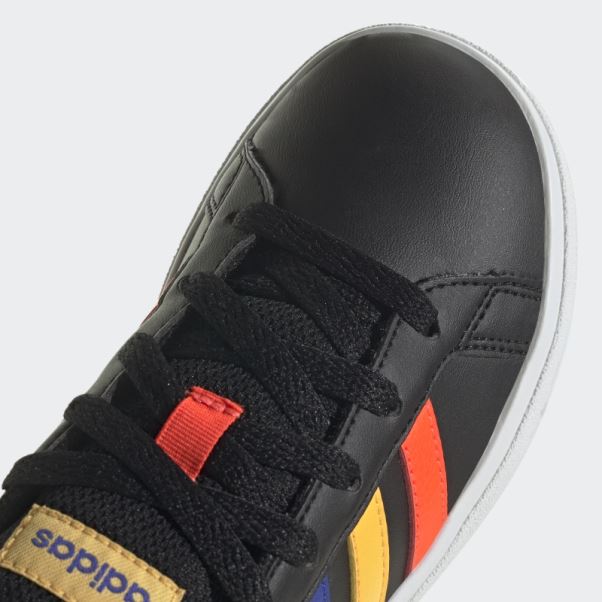 Chaussures De Tennis à Lacets Adidas Grand Court Lifestyle Noir