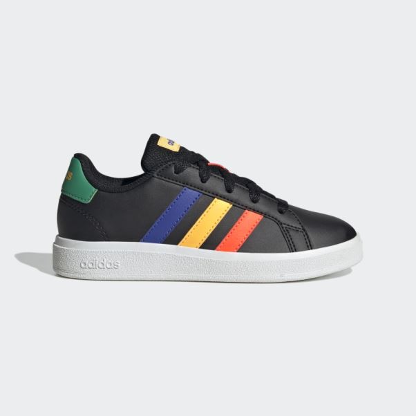 Chaussures De Tennis à Lacets Adidas Grand Court Lifestyle Vert Court