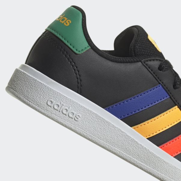 Chaussures De Tennis à Lacets Adidas Grand Court Lifestyle Vert Court