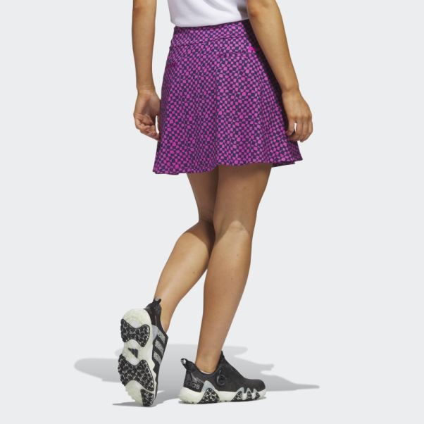 Jupe-short De Golf Imprimée Bleu Marine 16 Pouces Adidas