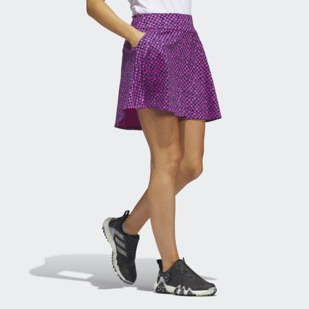 Jupe-short De Golf Imprimée Bleu Marine 16 Pouces Adidas