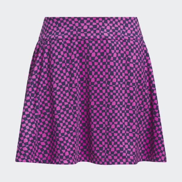 Jupe-short De Golf Imprimée Bleu Marine 16 Pouces Adidas